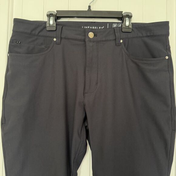 LinearFlex Golf Pants Men’s 34x28 Navy Blue Performance Straight Leg Casual Golf - Picture 3 of 10